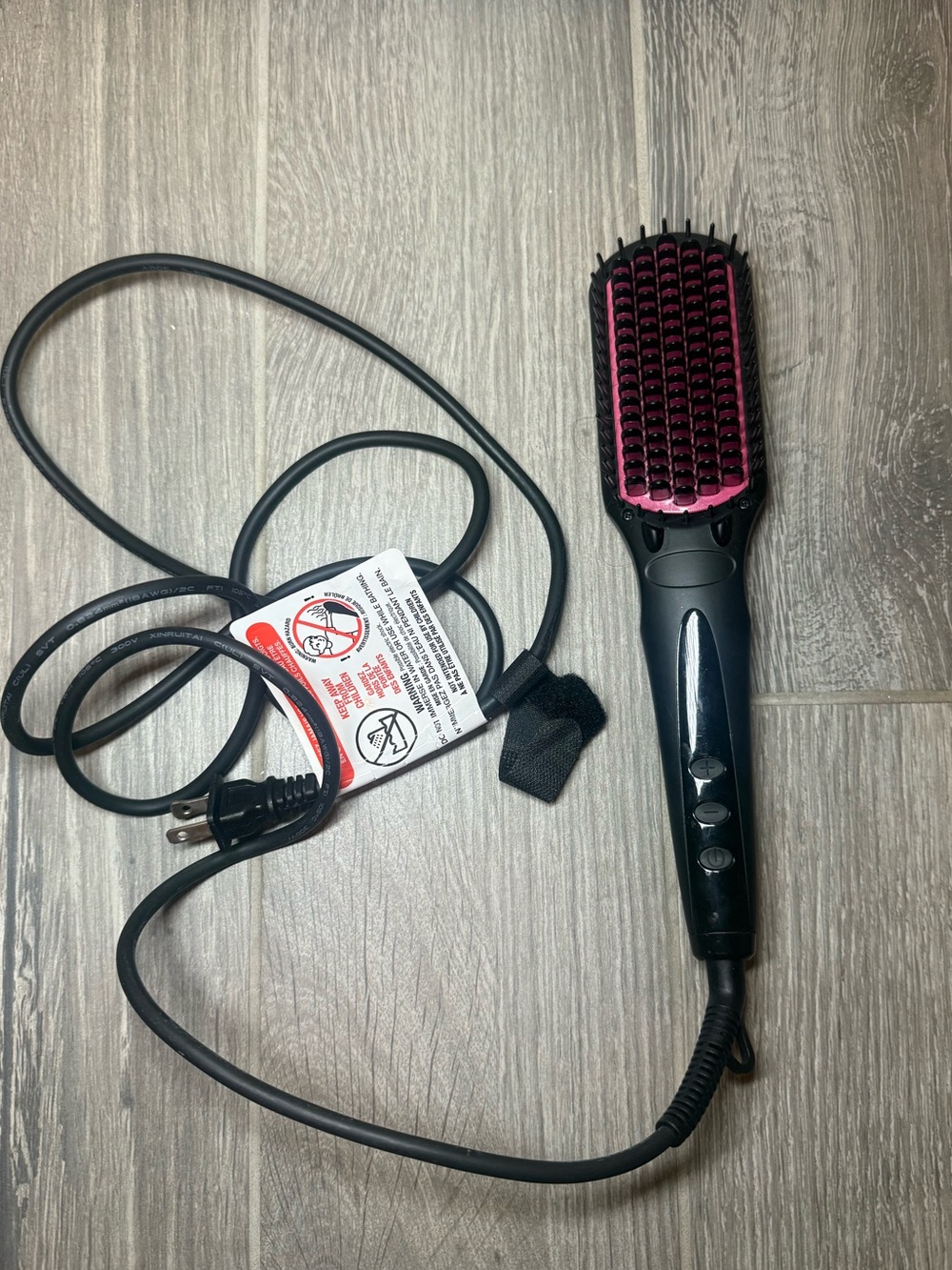 EUC Miro Pure Ionic Hair Straightener Brush